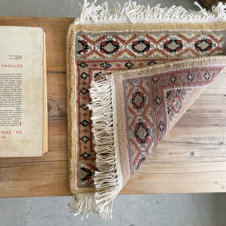 Vintage mood mini rug (beige)