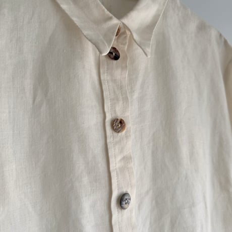 Linen short sleeve shirt