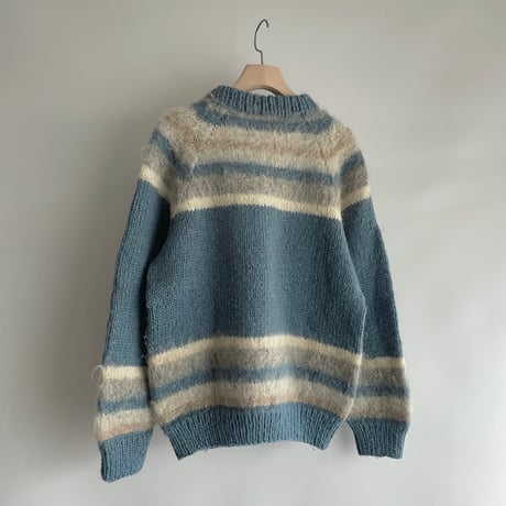 Sax border nordic knit