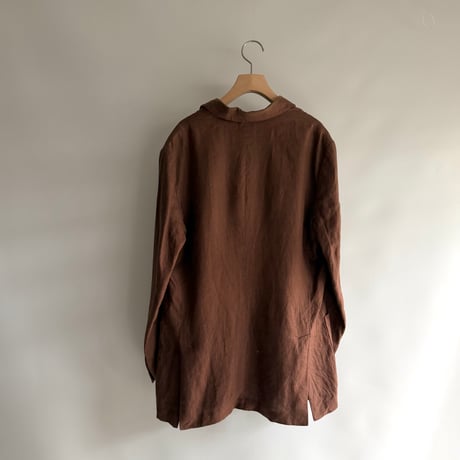 Brown linen jacket