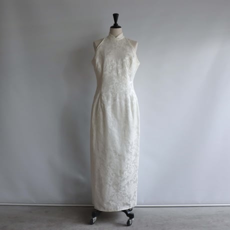【RENTAL】Jacquard High neck dress