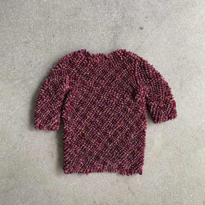 Pokopoko tops（Burgundy check） | and C