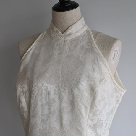 【RENTAL】Jacquard High neck dress