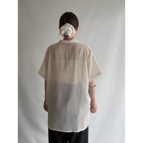 Sheer soccer white sheer shirt
