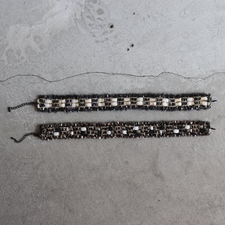 Tweed braid choker