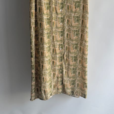 Natural pattern dress