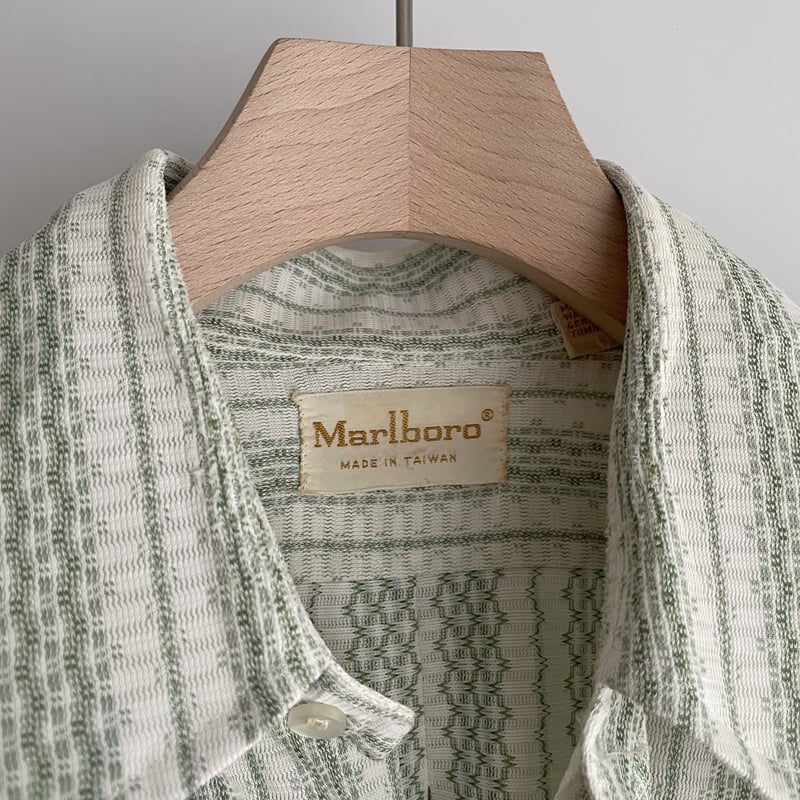 希少50s 60s marlboro マルボロ ナイロン　レーヨン　開襟シャツ 40-50s marlboro rayon shirt | MASEA