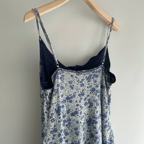 Light blue floral print dress