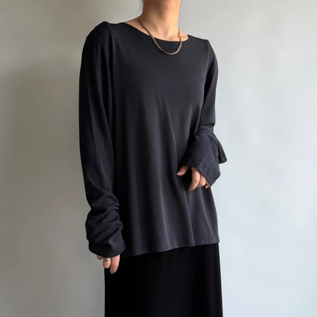 Navy loose tops