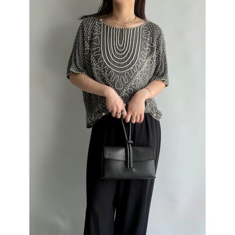 Bead embroidery tops