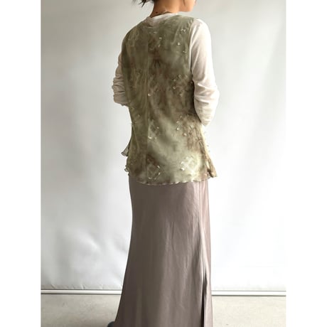 nuance sheer vest