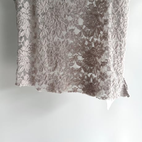 Light gray lace tank top