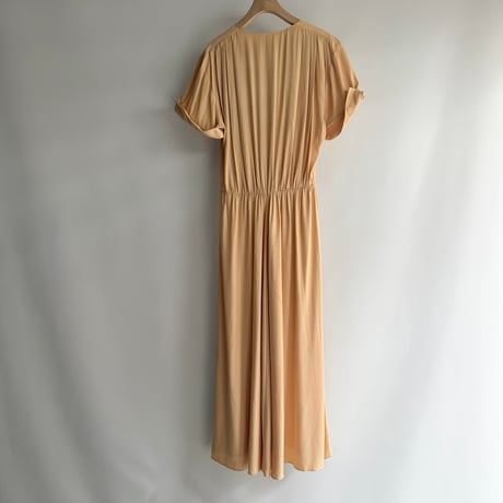 Pastel orange dress