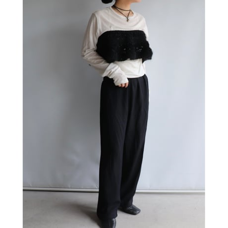Peplum knit
