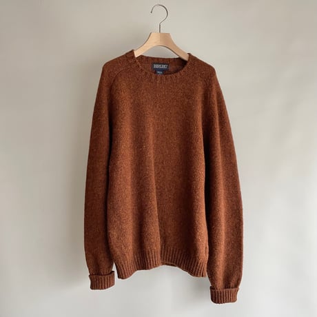 Dark orange knit