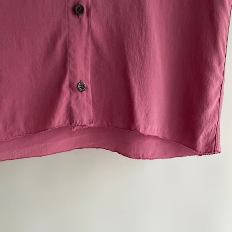 Silk pink shirt