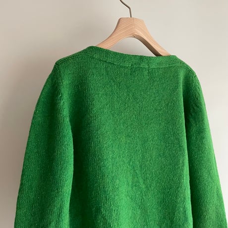 Light green boatneck knit