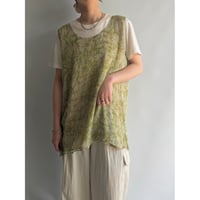 Design sheer sleeveless tops