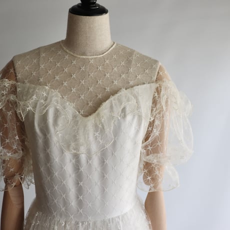 【RENTAL】Tulle lace wedding dress