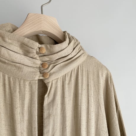Deformation linen one-piece