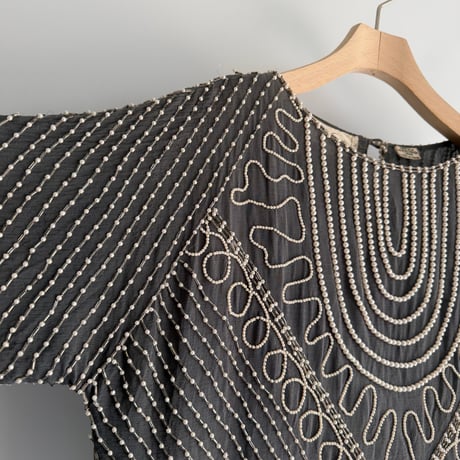 Bead embroidery tops