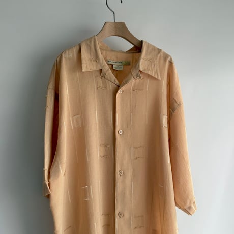 Pastel orange design shirt