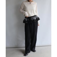 Peplum knit