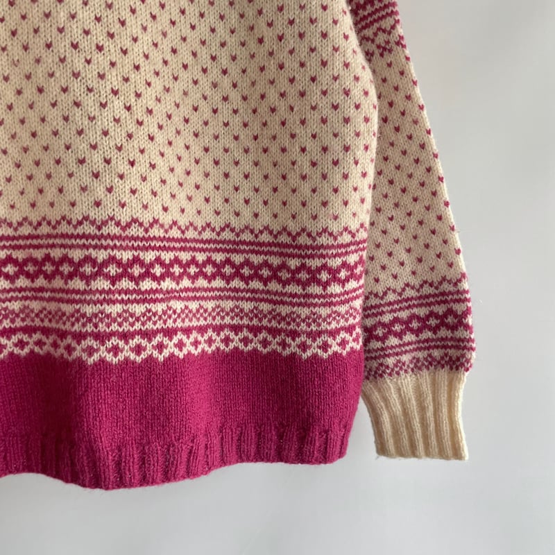 Pink nordic knit | and C Pink nordic knit | and C