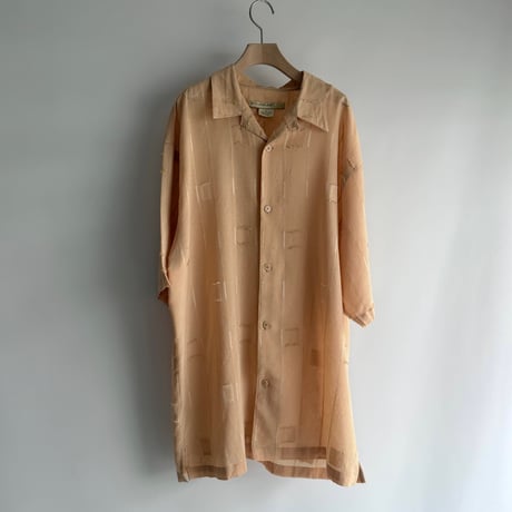 Pastel orange design shirt