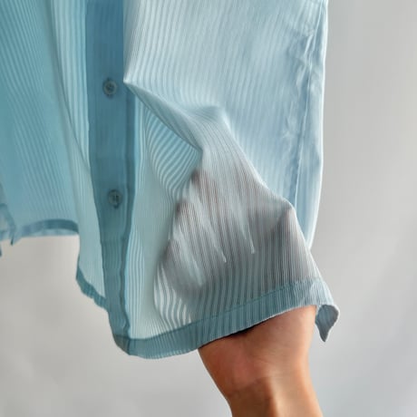 Sheer striped shirt