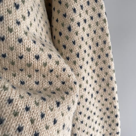 Nordic boat neck knit