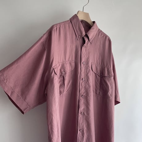 Dull pink silk shirt (men's)
