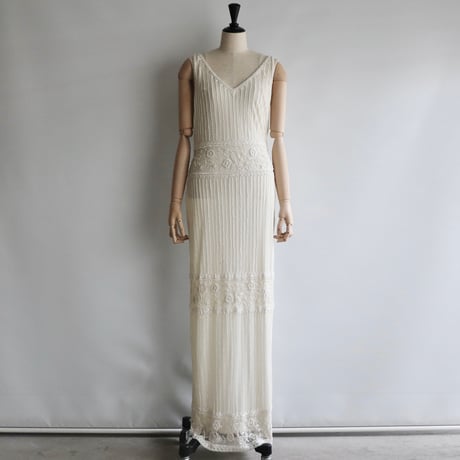 【RENTAL】Beads embroidery dress