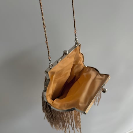 Gold bead bag