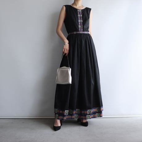 Black tyrolean dress