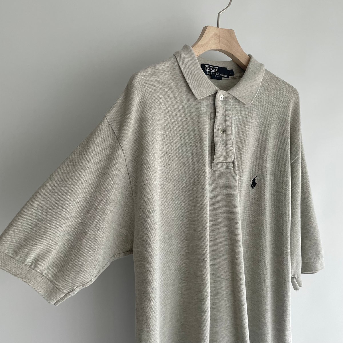 POLO RALPH LAUREN ヘリンボーン 胡桃ボタン 42R グレー Polo Ralph Lauren Polo Ralph Lauren Double Knit Full Zip