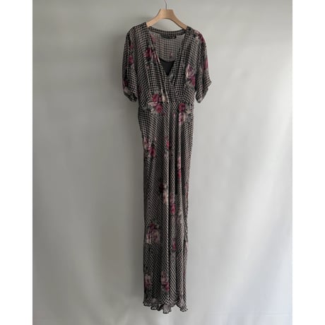 Sheer flower dress
