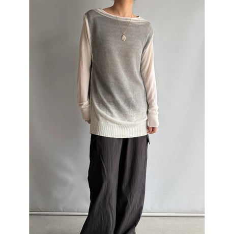Gradient zip tops
