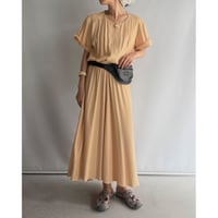 Pastel orange dress