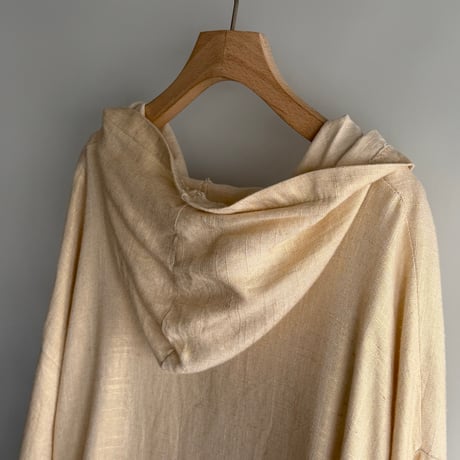 Gold lame zip hoodie