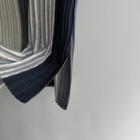 Dark blue vertical striped tops