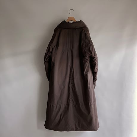 Cotton down long coat