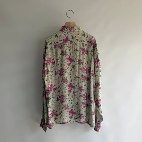 Botanical flower blouse