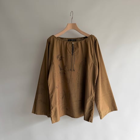 Antique sketch blouse