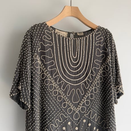 Bead embroidery tops
