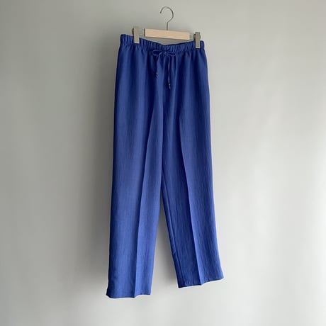 Blue easy centerpress pants