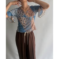 Blue flower tops