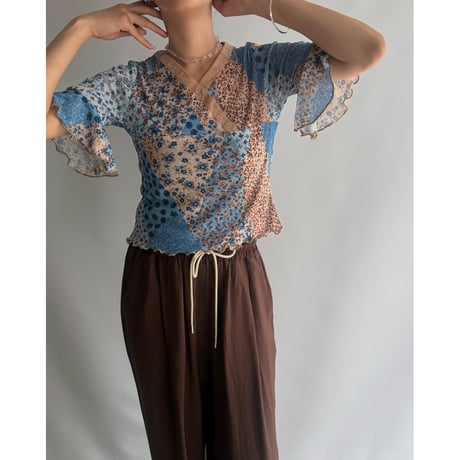Blue flower tops