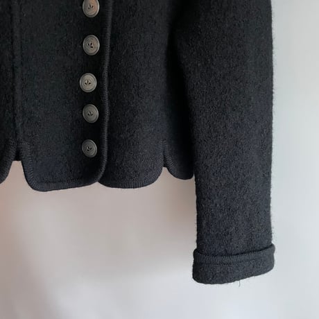 Black knit jacket