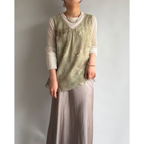 nuance sheer vest